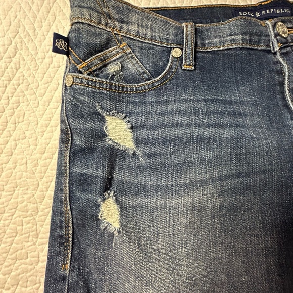 Rock and Republic women’s size 16 bumper shoot  denim‎ jeans shorts - Picture 10 of 10